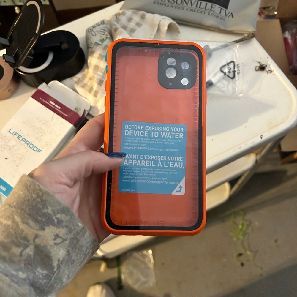 LifeProof Vibrant Orange Phone Case